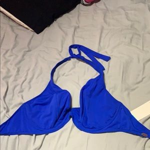 Blue swimming suit with tags